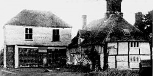 The Old Court Hill stores at the time of their sale in the 1970's.