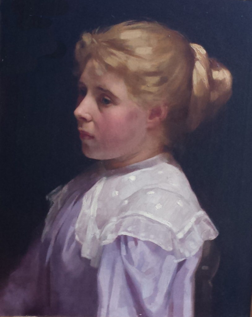 Sissie, painted in 1896 by the then Laura Johnson