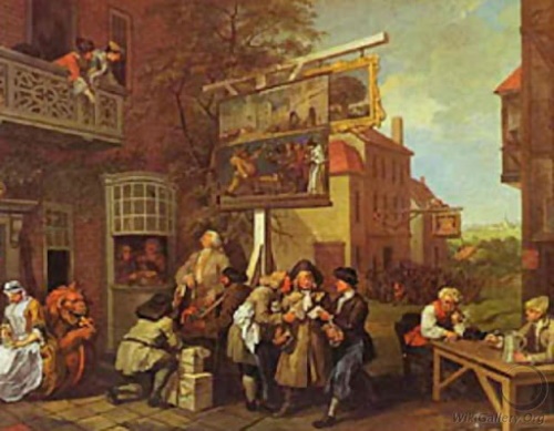 1755 election canvassing for votes