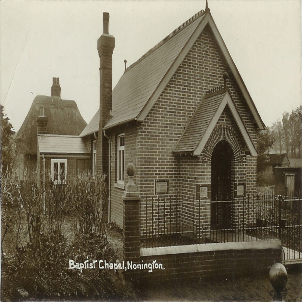 Nonington Baptist Chapel, 1930's button