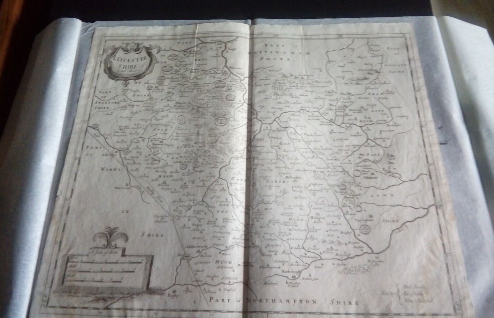 Leicestershire by Robert Morden for Camden's Britannia, 1722.
£45